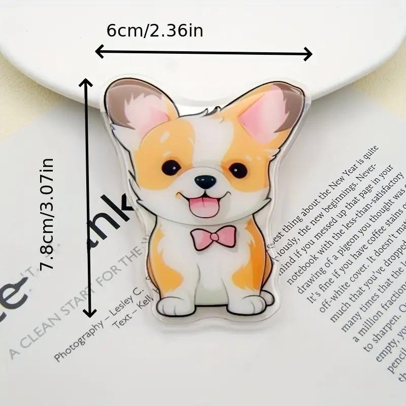 Мультяшный милый зверек собака расширяющаяся подставка держатель мобильного телефона для iPhone 15 14 13 Samsung карманный разъем Griptok откидной кронштейн