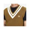 Fred Perry [hq Genuine] Fred Perry [sharp] Stripe Trim V Neck Vest  P96  Afpm2416524 P96 qzgAfpm2416524 P96