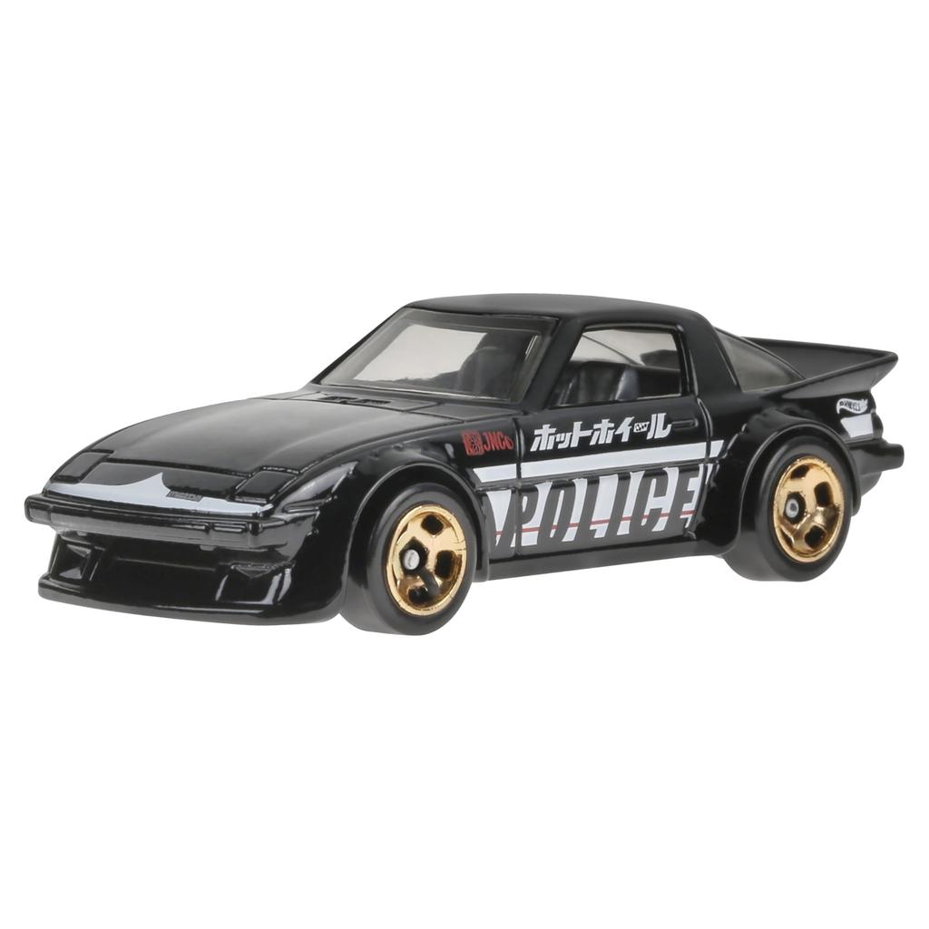 Hot Wheels Basic Car Mazda игрушечная мини-машинка для детей от 3 лет и старше, черная HXR18 RX-7