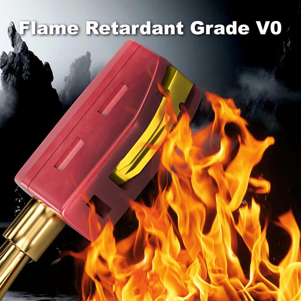 4mm No Solder Wire Connector High Current 32A Banana Plug Electrical Test Block Power Testing Instrument Plug Musical Speaker