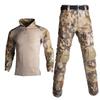 Tactical Camo Cycling Jersey Set Breathable Wear-resistant Training Uniform Men Women Outdoor Sports