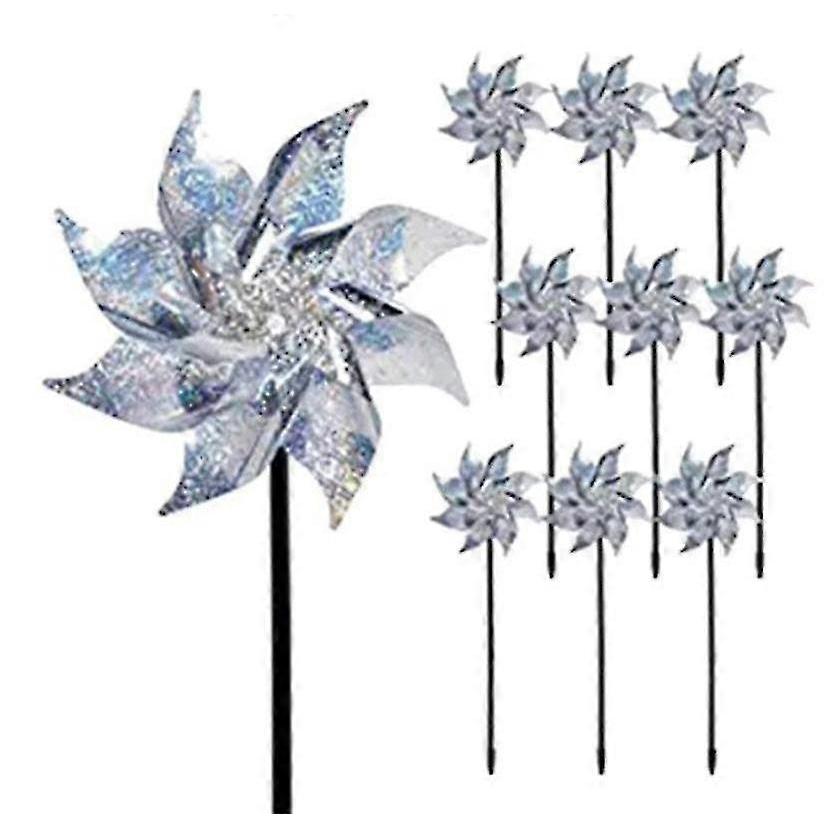 10 Pcs Windmill Reflector Bird Repellent,bird Repellent Reflective XXF