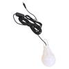Solar Power Panels Generator Kit with 3 LED Bulbs 4 Heads USB Charging Cable for Outdoor Garden