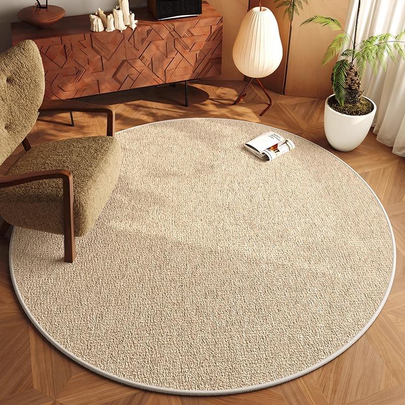 Круглый Ковер Гостиная Напольный Коврик Нескользящий Ковер Спальня Ковер Прикроватный Коврик для Ног Домашний Декор Ковер Alfombra de sala de estar