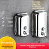 Stainless Steel Manual Soap Dispenser Refillable Hand Sanitizer Dispenser  Washroom