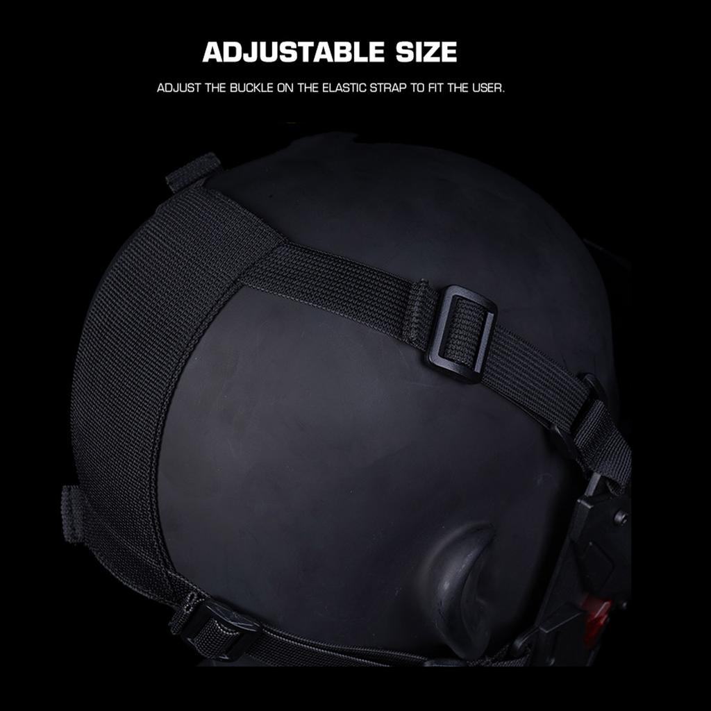 Маска для косплея Темного Рыцаря Многоцелевая Маска для защиты на открытом воздухе Регулируемая Дышащая Панк Кибер Маска Аксессуары для охоты на открытом воздухе