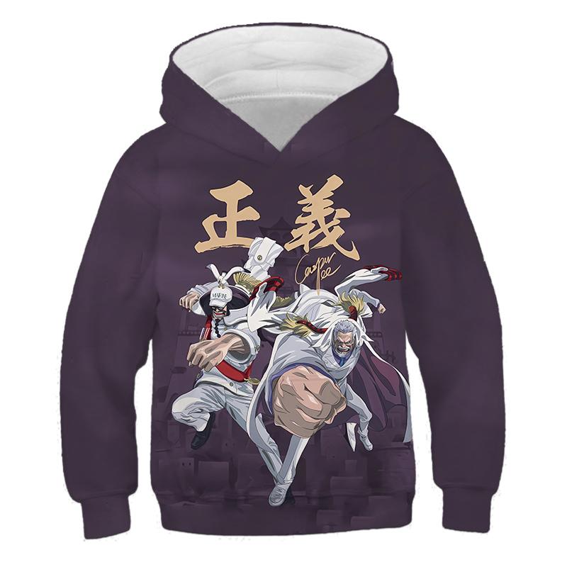 2025 MINISO One Piece Kids Hoodie Sweatshirt One Piece Boys Girls 3D Printing Sport Sweater Cosplay Costume Children Pullovers Tops