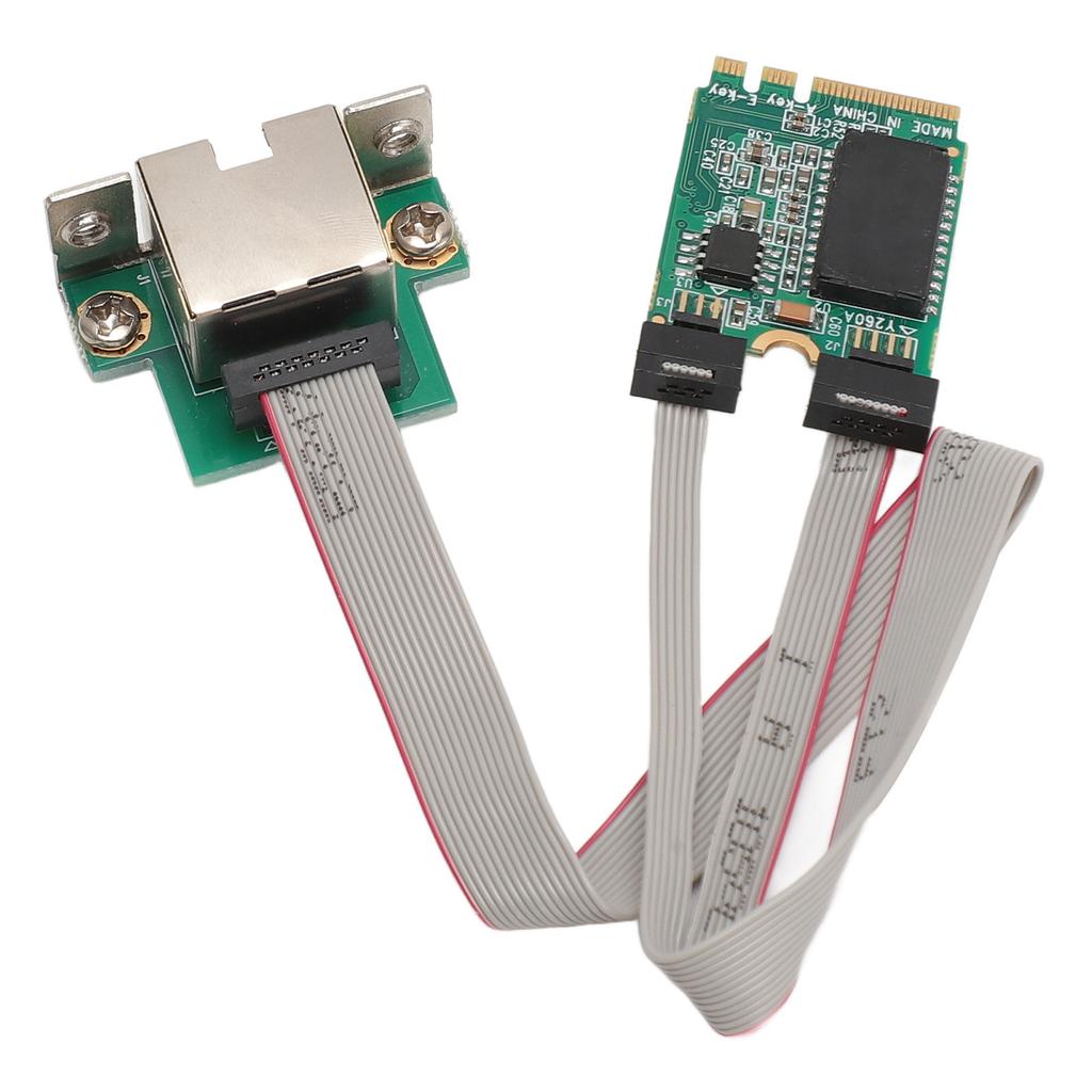 Сетевая карта M.2 A+E с изогнутыми контактами Gigabit Ethernet с одним портом RJ45 для сервера сетевая карта с I210AT
