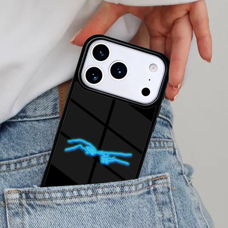 Неоновый Свет Эстетичное Искусство Чехол для Телефона для iPhone 17ProMax 12 13 14 15 16e 17 Pro Max Plus Air Cover
