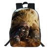 Рюкзак с принтом Monster Hunter Wilds Студенческий рюкзак Monster Hunter Wilds