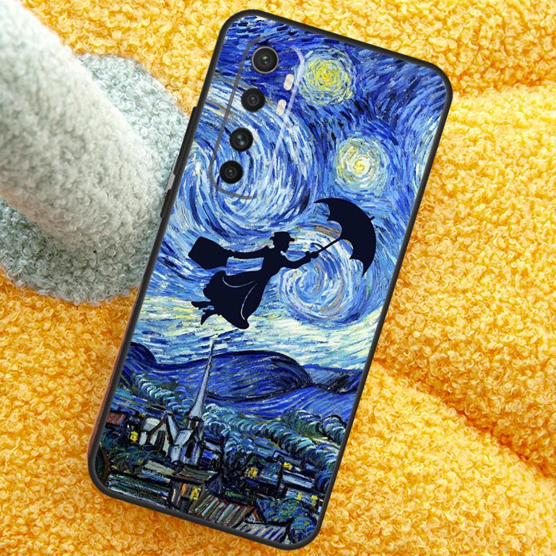 Van Gogh Starry Sky Case For POCO X3 X4 X5 F5 Pro M5s C40 F4 GT F3 Cover For Xiaomi 12T 11T Pro 12 13 Lite 12X