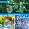 Solar Crackle Glass Hanging Lights Waterproof Colorful LED Fairy Lights Outdoor Garden Villa Yard Atmosphere Decor Landscape Night Lighting