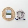 100% Cotton Striped Fresh All-Match Small Square Towel  New Fashion Closed Toe Scarf for Square Scarf Women Headband