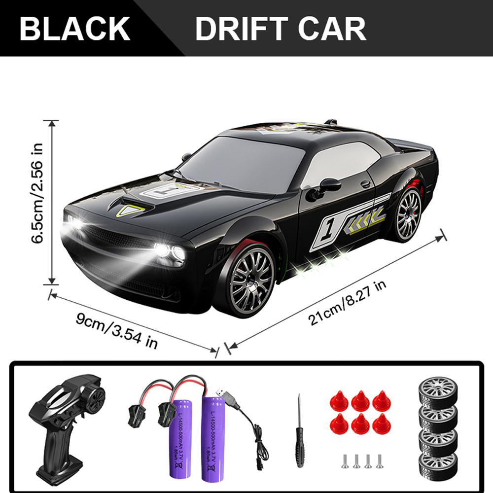 1/20 Полномасштабная радиоуправляемая машина Соревновательная 2,4G 4WD 15 км/ч со светом Пульт дистанционного управления Дрифт-гоночный автомобиль Игрушки для детей Подарки на день рождения