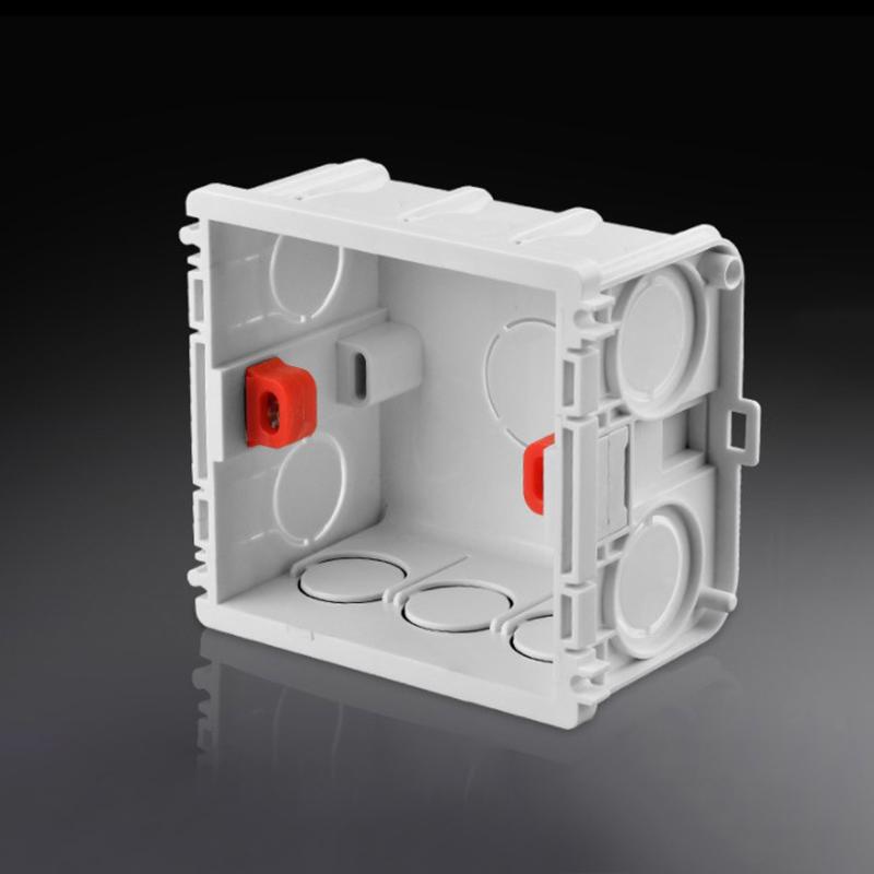 86*83мм Настенный выключатель Розетка Коробка для электроустановки Внутренняя коробка Для выключателей и розеток типа 86 Монтажная коробка