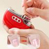2-In-1 Electric Nail Trimmer Automatic Kids Adults Seniors Nail Clipper with LED Light Baby Manicure Grinding File Fingernail Cutter Polisher