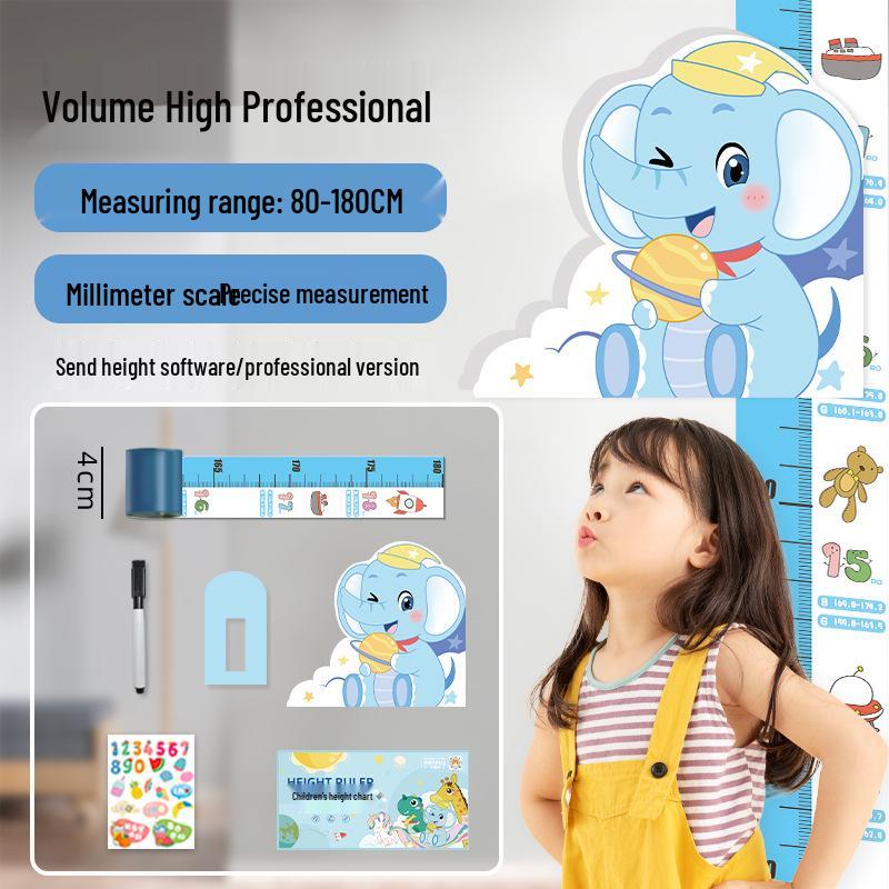 3D Giraffe EVA Magnetic Height Chart for Children's Room
