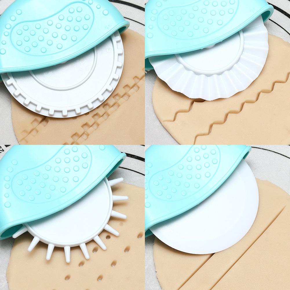 Household Kitchen Pastry Wheel Decorator Cutter Set Pastry Lattice Cutter Baking Tools