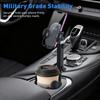 2‑in‑1 Multifunctional Car Cup Holder Phone Mount 360 Degree Rotatable Adjustable Universal Smartphone Stand Vehicle Accessory