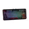 In MechLands Vibe75 Wireless Gaming Keyboard Replaceable Screen Knob Module Gasket Mechanical Keyboard Hot Swap Compatible Creamy Keyboard 5 Layer Pad