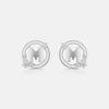 METROCITY JEWELRY M Basic White Earrings A233BE9063WPA