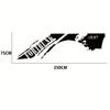 2x Black Car Side Body Decal Vinyl Sticker For 4X4 Off Road Truck