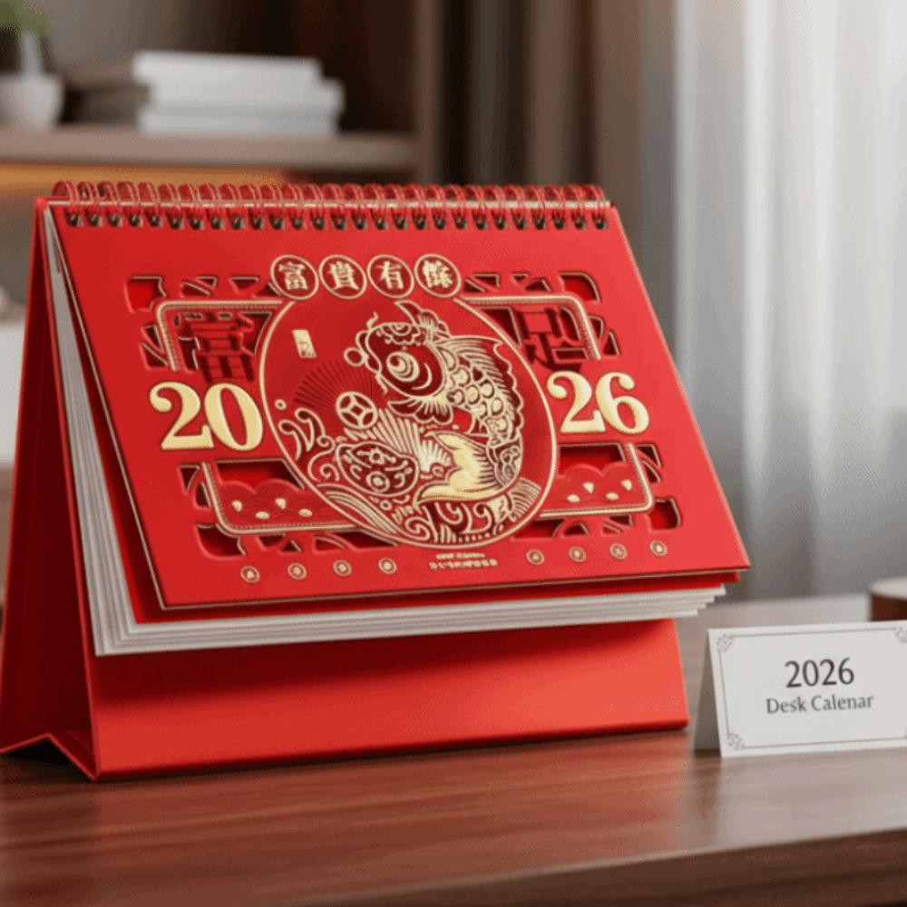 Календарь-домик на 2026 год Лошади Традиционный настольный перекидной календарь Новогодний календарь Ежедневное планирование