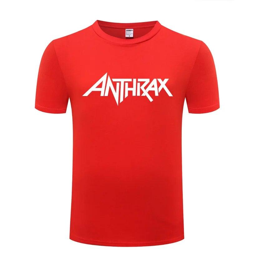 Рок-группа ANTHRAX футболки с принтом унисекс хип-хоп с коротким рукавом с круглым вырезом хлопковая футболка унисекс крутая забавная уличная футболка летний стиль