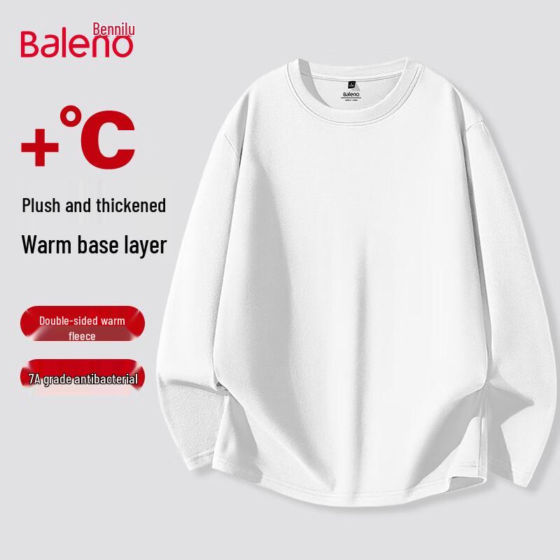 Мужской двусторонний флисовый термо-топ с круглым вырезом Baleno