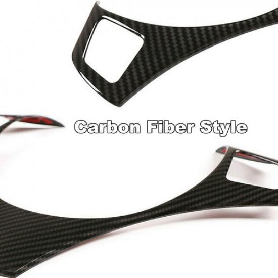 Carbon Fiber Steering Wheel Frame Trim Cover Car Trim For BMW E90 E92 E93