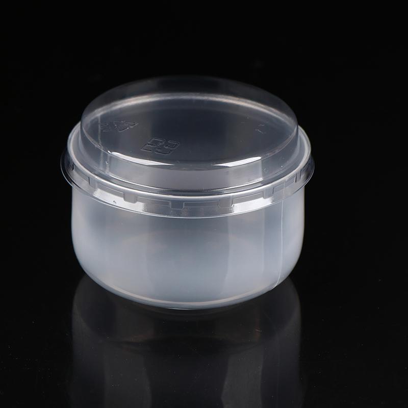 10Sets Transparent Baking Pudding Cup Japanese Caramel Pudding Beaker High Temperature Resistant Pudding Beaker With Lid