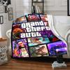 Gta Blanket Soft & Cozy Perfect for Bed Bedding Office Chair Four Seasons Universal Stylish Decor Unique Gift for Family and Friends Camping