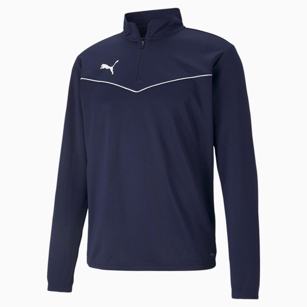 Puma Teamrise 1/4 Zip Men' Sweatshirt Navy Blue 65739406 R