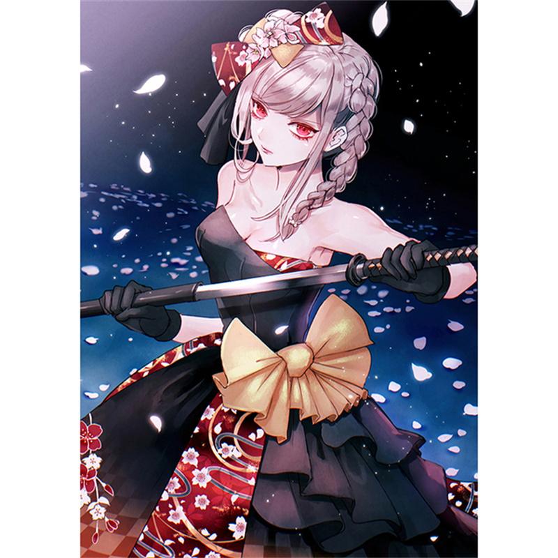 5D DIY Алмазная картина Аниме Персонажи Алмазная вышивка Набор для вышивки крестом Полный горный хрусталь Мозаика Домашний декор