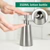 Soap Dispenser Stainless Steel Liquid Lotion Hand Pump Soap Dispenser Refillable Shampoo Bottle Hand Soap Dispenser