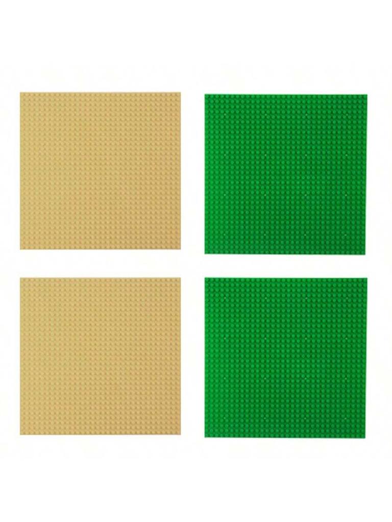 4 шт. Базовых пластины 32x32 Точек Классические BasePlates Блоки Пластиковые Строительные Кирпичики Сборка Совместимый Бренд MOC Friends City