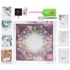 Diamond Painting Kits DIY Rhinestone Painting Flower Pattern Clock Home Wall Decor