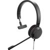Jabra Evolve 20 Micro-casque Supra-auriculaire Filaire Mono Noir Noise Cancelling, Suppression Du Bruit Du Microphone M