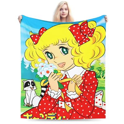 Плед Candy Candy Аниме Качественный Мягкий Теплый Плед Зимний Детский Диван Кровать Рисунок Покрывало