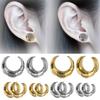 U Shape Ear Plugs Tunnels Stainless Steel Lobe Piercing Ear Cuff Gauges  Cartilage Helix Conch