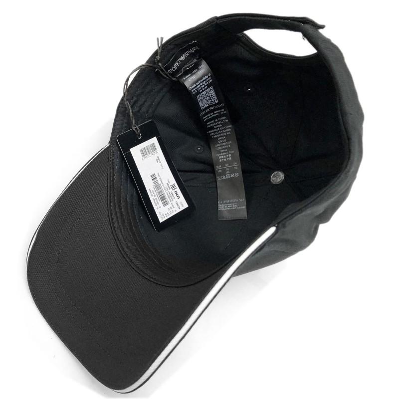 Emporio Armani eye-catching baseball cap nero