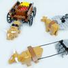 Building Toy Set - Animal Moc Farm Scene With Plowing Bull - Educational Construction Blocks For Kids