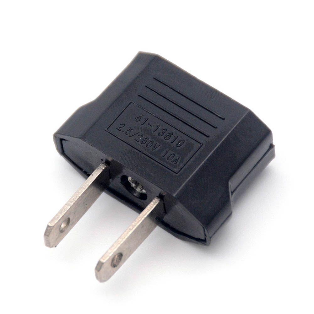 Outlet EU To US European American USA Charger Plug Adapter Jack Converter