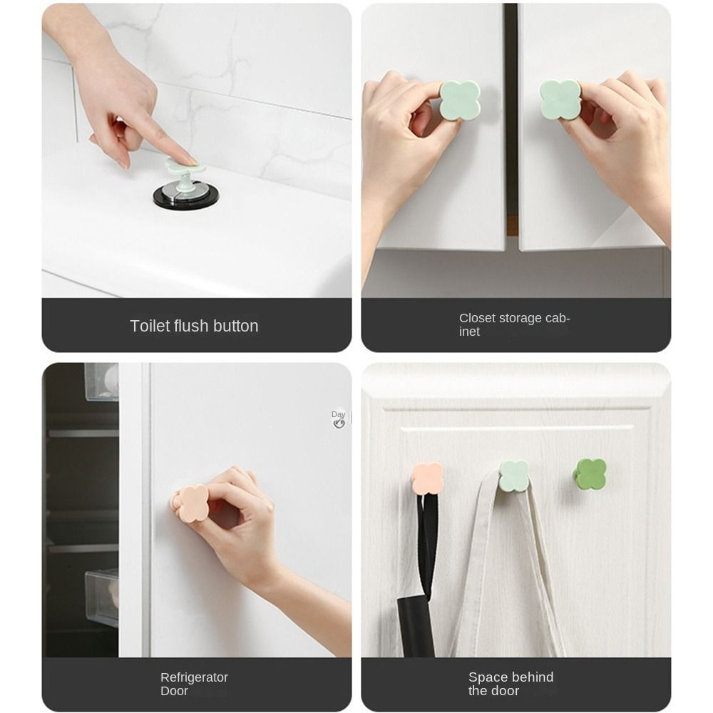 Universal Flower Shaped Toilet Tank Button Plastic Toilet Button Toilet Flush Button  Toilet