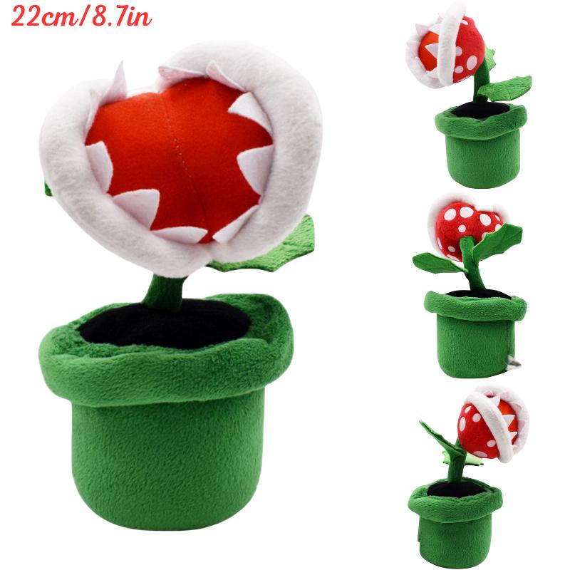 26 стилей Kawaii Mario Ice Fire Flower Boo Cappy плюшевые игрушки милые аниме-фигурки Super Star Big Poison Piranha Plant Peluche Dolls