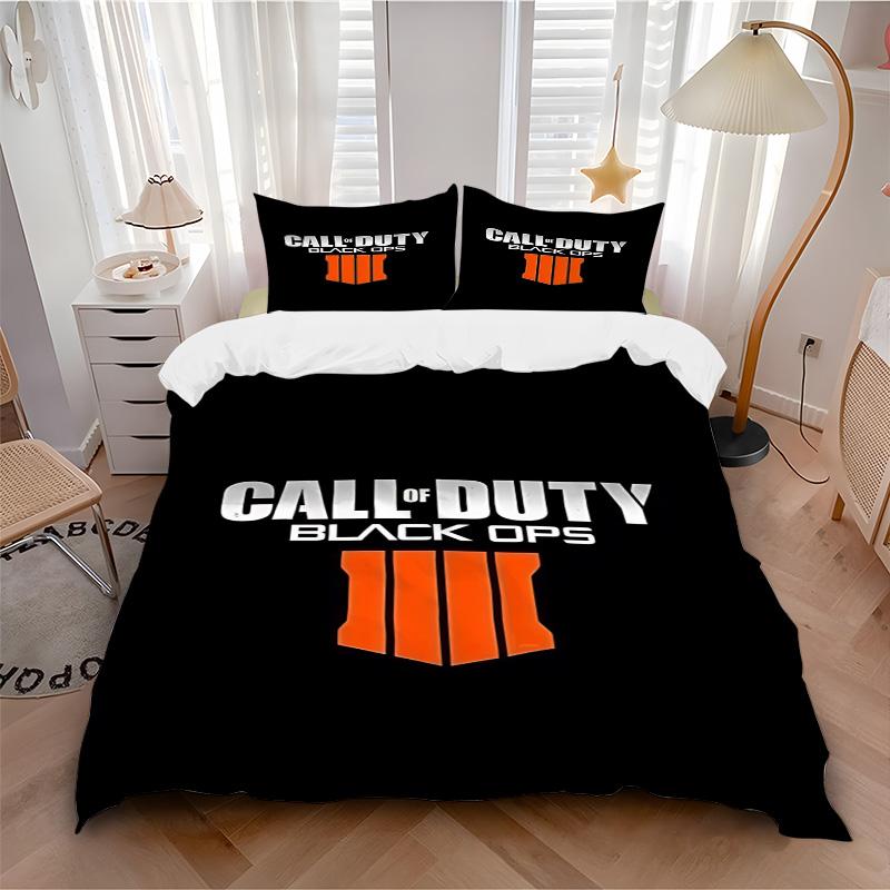 Call Duty Black Ops 4 Print 3Pcs Bedding Setduvet Cover With 2 Bedropillowcase Home Birthday Gift