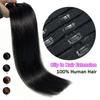 120G Straight Clip In  Hair Extensions Brazilian Hair Natural Black Color #2 8Pcs/Set Full Head For Women