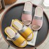 Women Indoor Slippers Corduroy Floor Flat Shoes Comfort Anti-slip Home Linen Slipper Unisex Woman Men House Cotton Slides 2024
