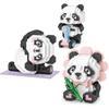 Строительные блоки Panda Creative Assembly Decoration Dessert Electrical Mini Particles, развивающие игрушки для мальчиков и девочек