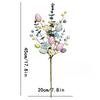 1-10PCS Easter Egg Floral Stems Artificial Daisy Eucalyptus and Berry Sprigs for Vase Centerpiece and Spring Home Decor